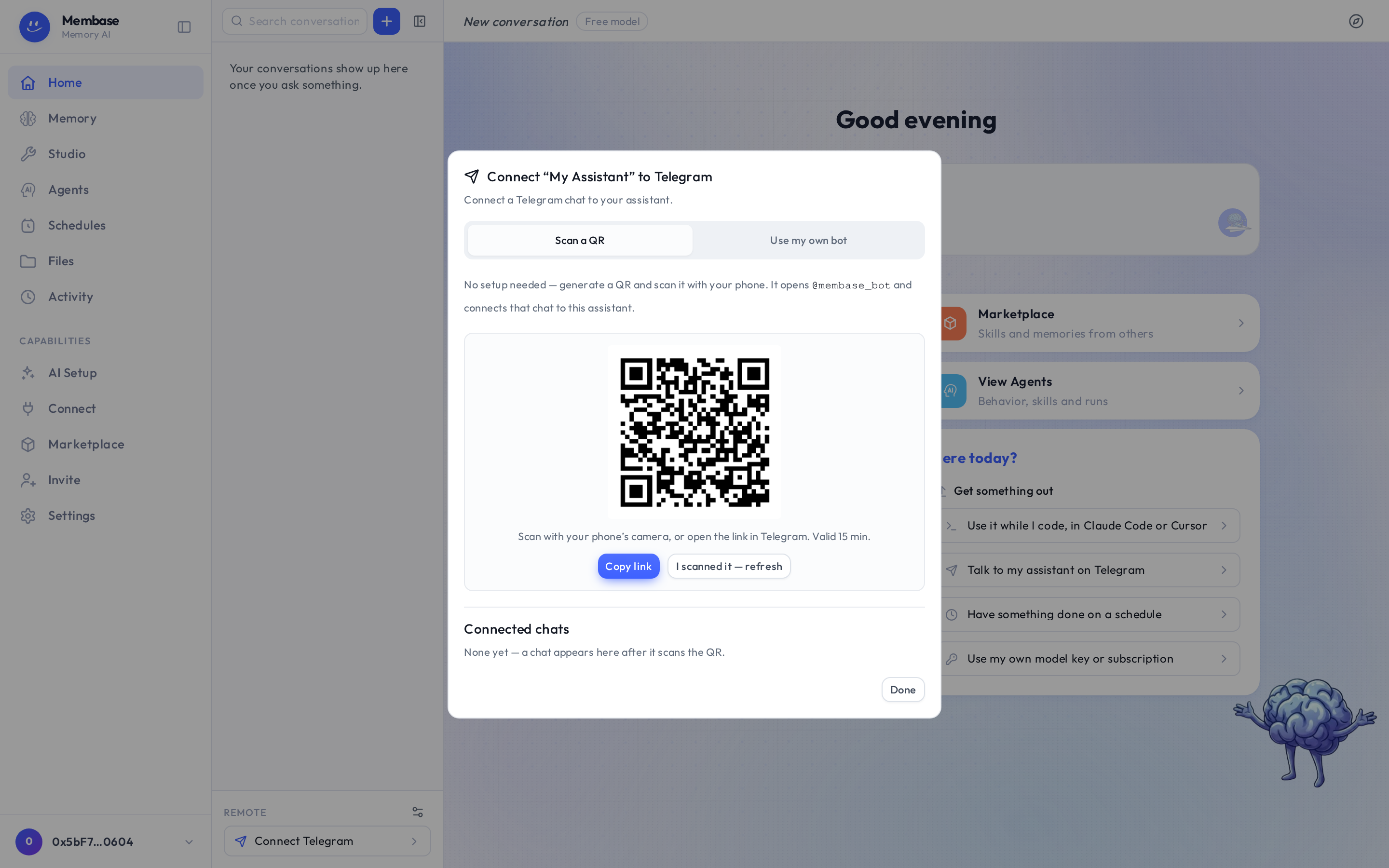 Connect Telegram